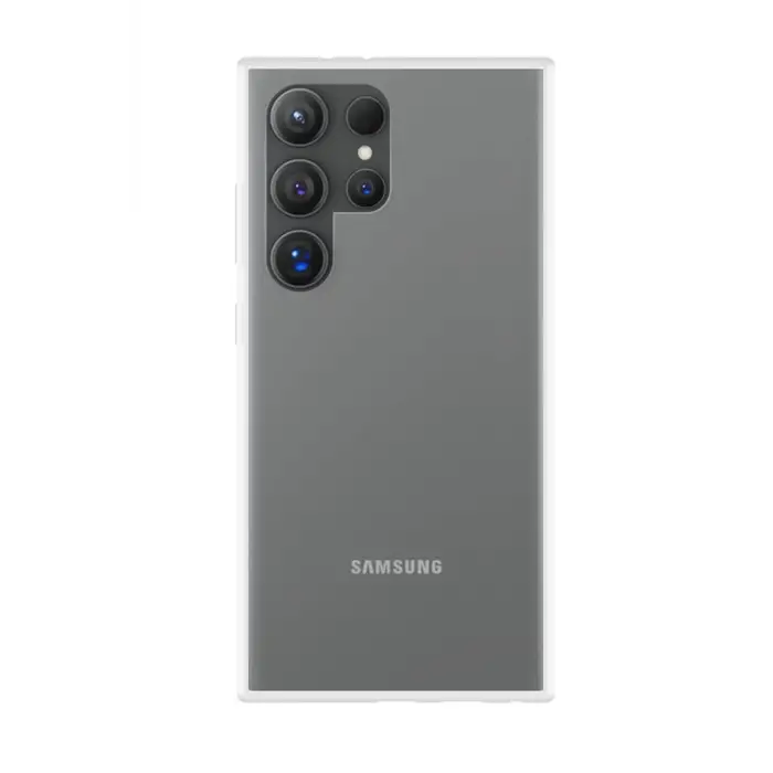 Newface Samsung Galaxy S24 Ultra Kılıf Lüx Şeffaf Silikon