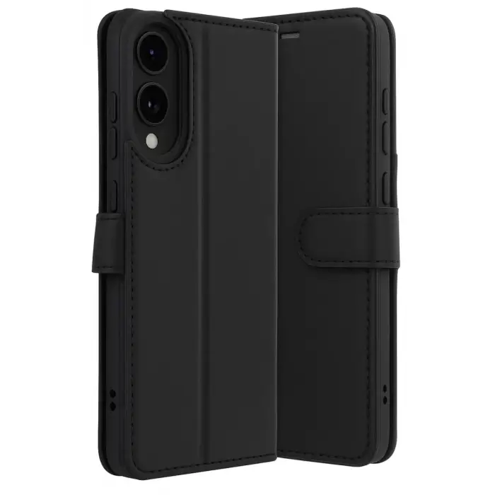 Newface Samsung Galaxy S25 Edge Trend S Plus Kapaklı Kılıf - Siyah