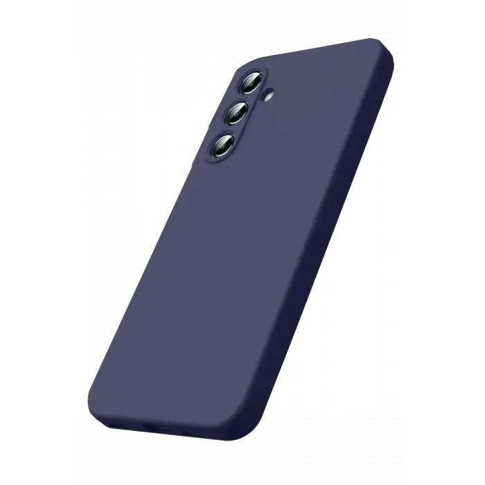 Newface Samsung Galaxy S25 FE Nano içi Kadife Silikon - Lacivert