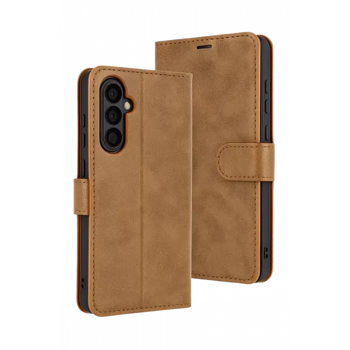Newface Samsung Galaxy S25 FE Trend S Plus Kapaklı Kılıf - Taba