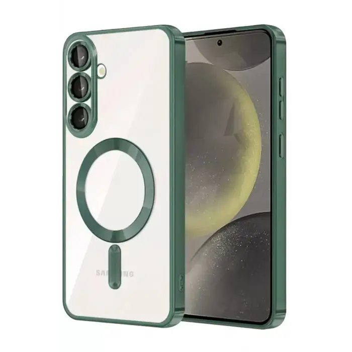 Newface Samsung Galaxy S26 Kross Magneticsafe Kapak - Koyu Yeşil