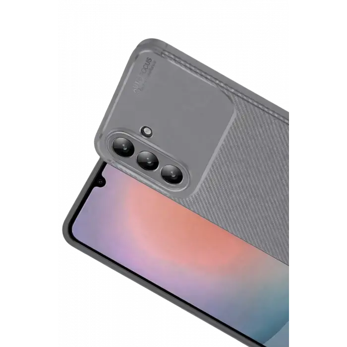 Newface Samsung Galaxy S26 Plus Auto Focus Karbon Kapak - Gri