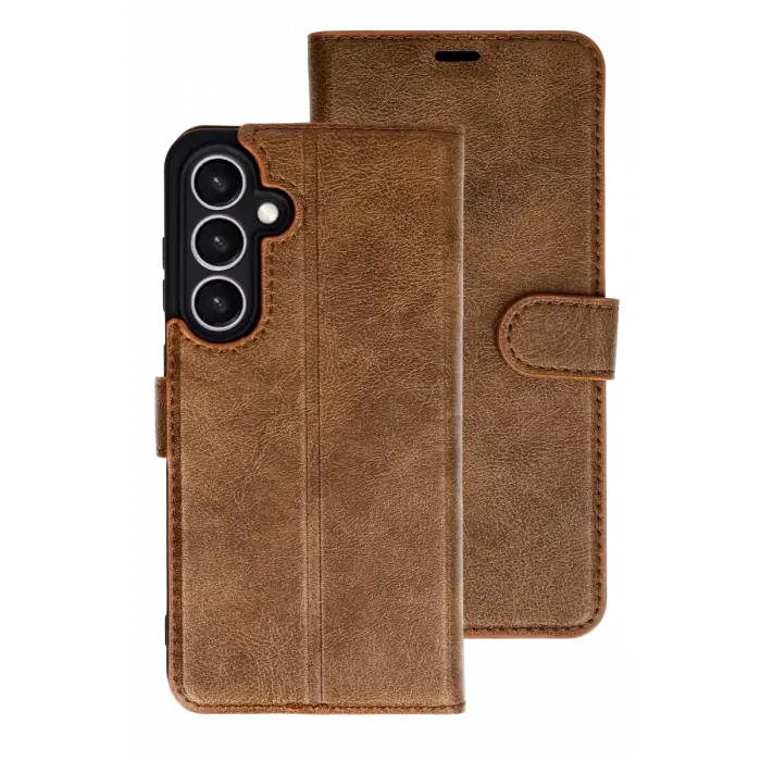 Newface Samsung Galaxy S26 Plus Trend S Plus Kapaklı Kılıf - Taba