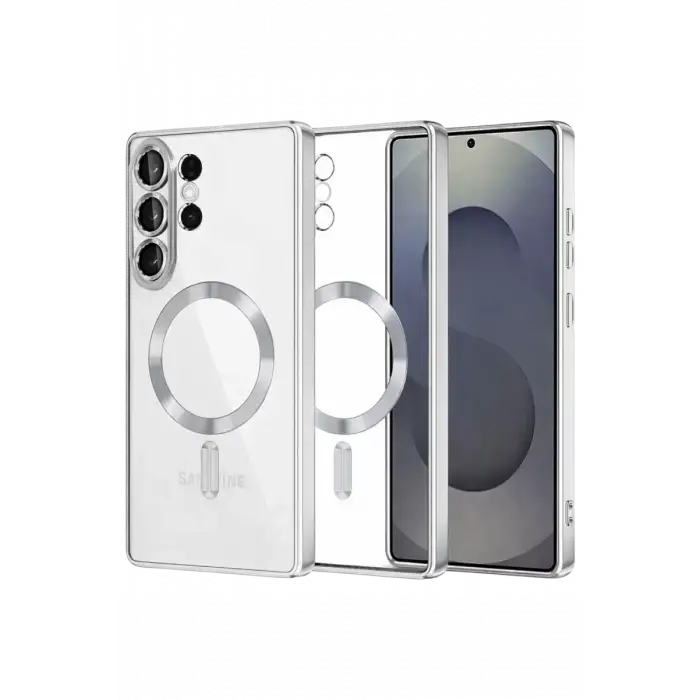 Newface Samsung Galaxy S26 Ultra Kross Magneticsafe Kapak - Gümüş