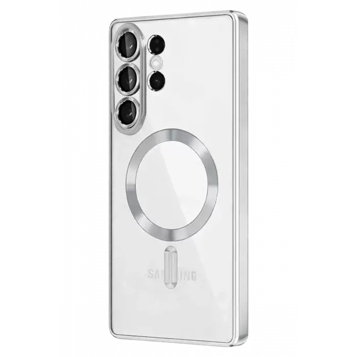 Newface Samsung Galaxy S26 Ultra Kross Magneticsafe Kapak - Gümüş