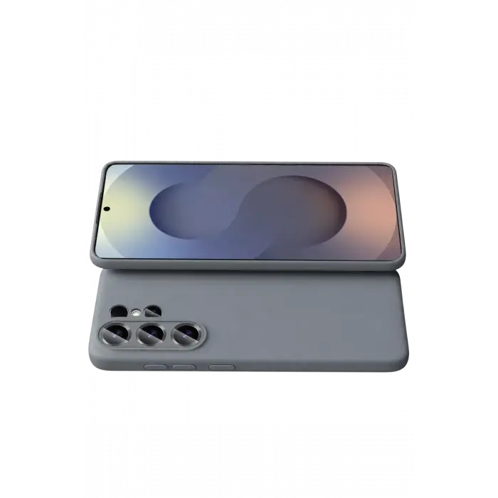 Newface Samsung Galaxy S26 Ultra Nano içi Kadife Silikon - Gri