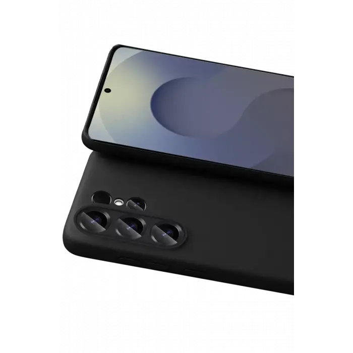 Newface Samsung Galaxy S26 Ultra Nano içi Kadife Silikon - Siyah