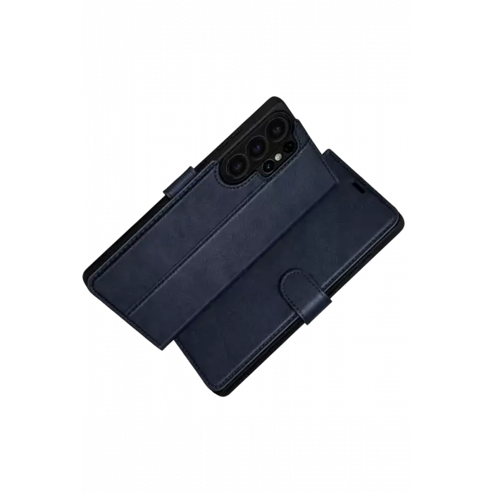 Newface Samsung Galaxy S26 Ultra Trend S Plus Kapaklı Kılıf - Lacivert