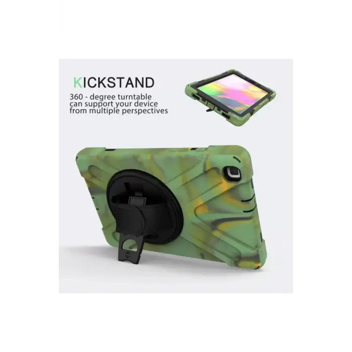 Newface Samsung Galaxy T290 Tab A 8 Kılıf Amazing Tablet Kapak - Kamuflaj