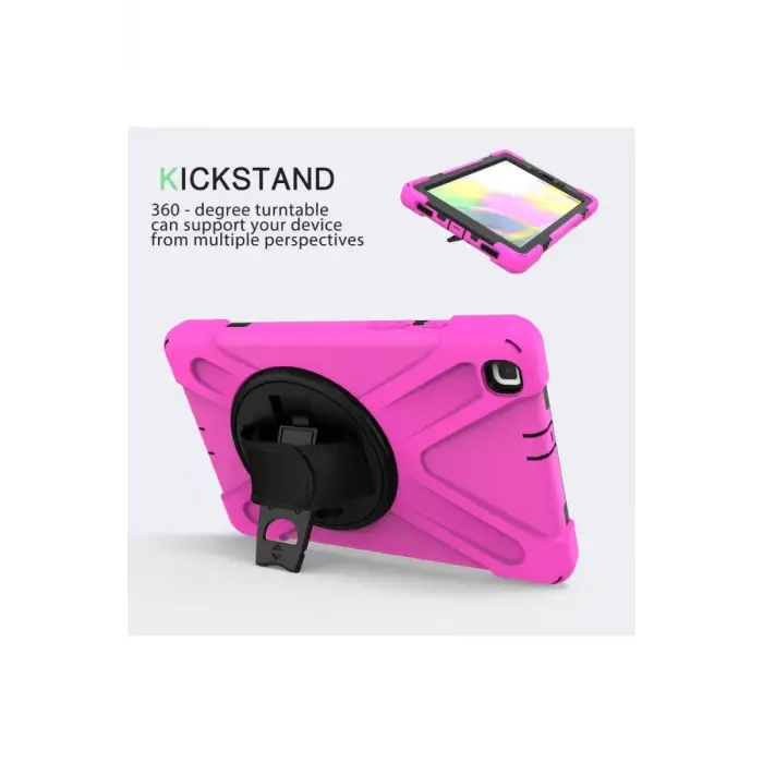 Newface Samsung Galaxy T290 Tab A 8 Kılıf Amazing Tablet Kapak - Pembe