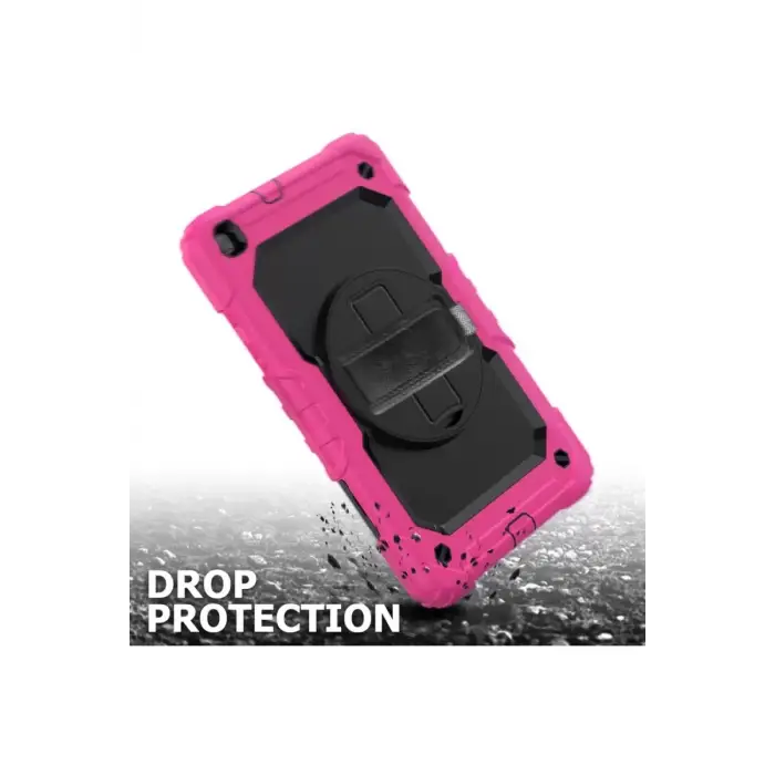 Newface Samsung Galaxy T290 Tab A 8 Kılıf Pars Tablet Kapak - Pembe