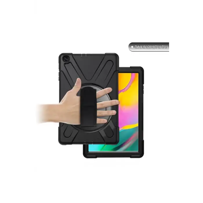 Newface Samsung Galaxy T510 Tab A 10.1 Kılıf Amazing Tablet Kapak - Siyah