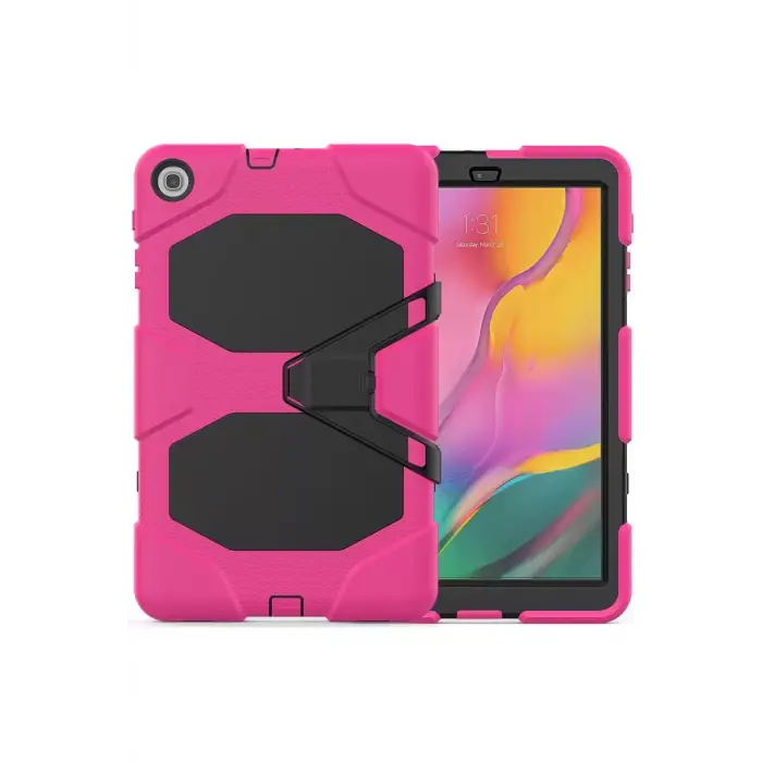 Newface Samsung Galaxy T510 Tab A 10.1 Kılıf Griffin Tablet Kapak - Pembe