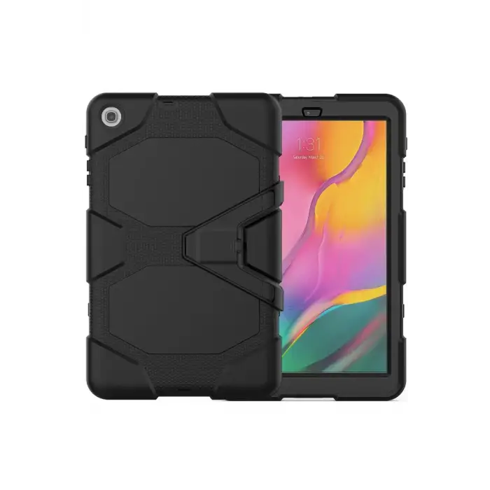 Newface Samsung Galaxy T510 Tab A 10.1 Kılıf Griffin Tablet Kapak - Siyah