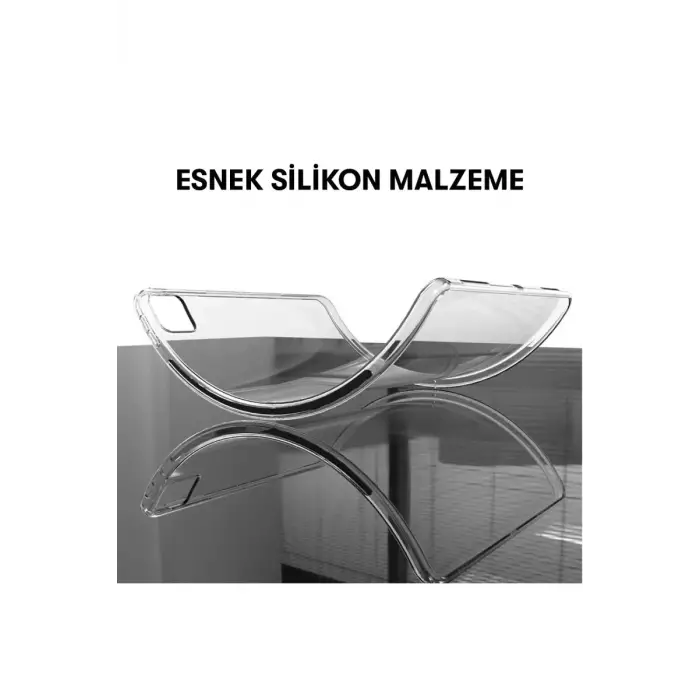 Newface Samsung Galaxy T737 Tab S7 FE 12.4 Kılıf Anti Shock Tablet Silikon - Şeffaf