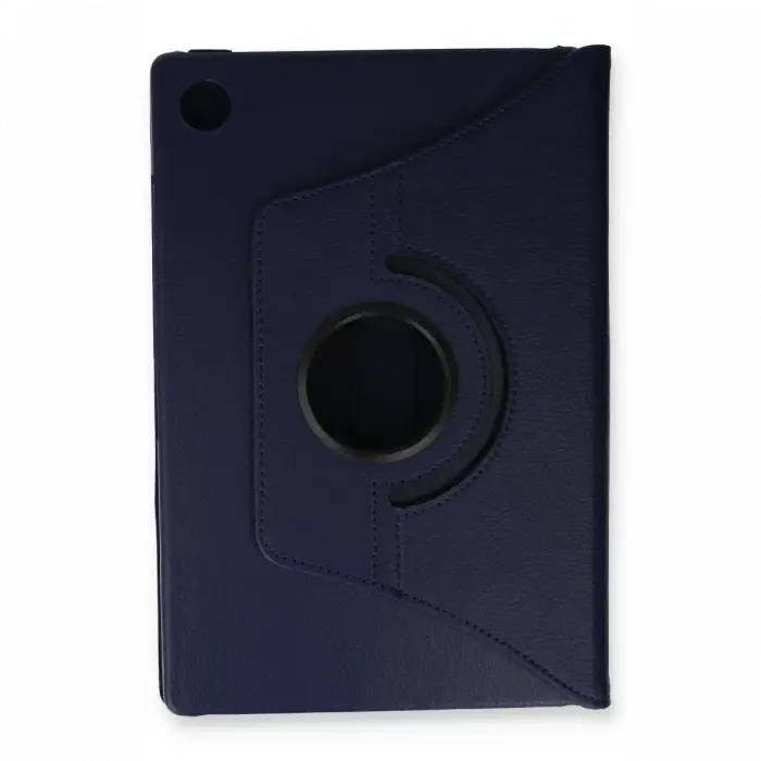 Newface Samsung Galaxy Tab A9 Plus Kılıf 360 Tablet Deri Kılıf - Lacivert