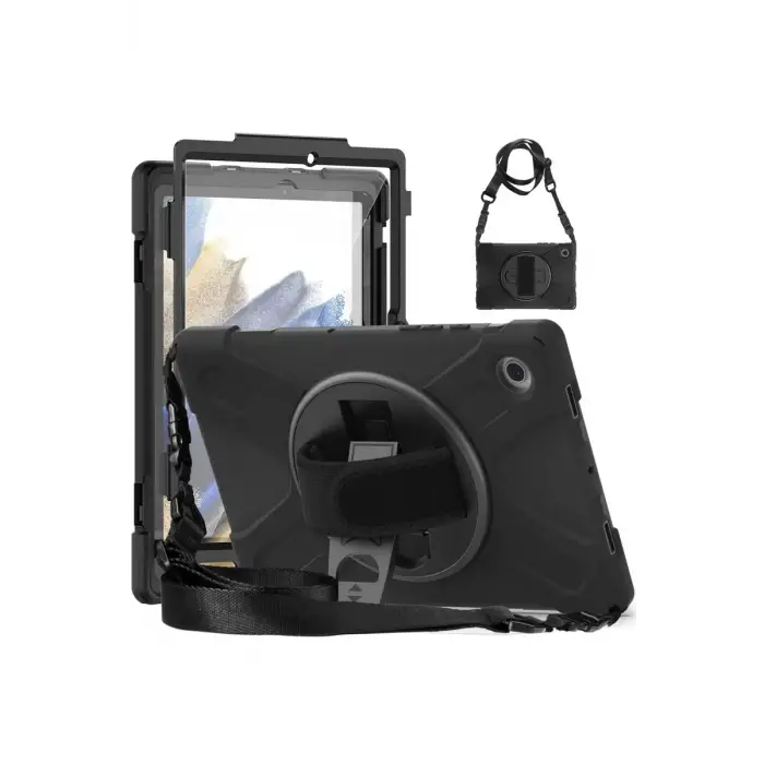 Newface Samsung Galaxy Tab A9 Plus Kılıf Amazing Tablet Kapak - Siyah