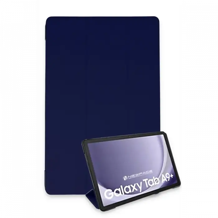 Newface Samsung Galaxy Tab A9 Plus Kılıf Tablet Smart Kılıf - Lacivert