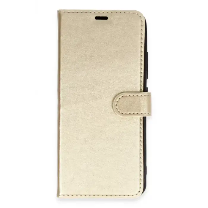 Newface Tecno Camon 16 Prime Trend S Plus Kapaklı Kılıf - Gold