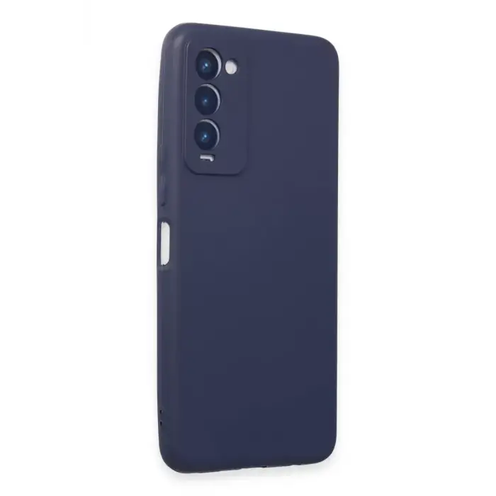 Newface Tecno Camon 18 Kılıf First Silikon - Lacivert