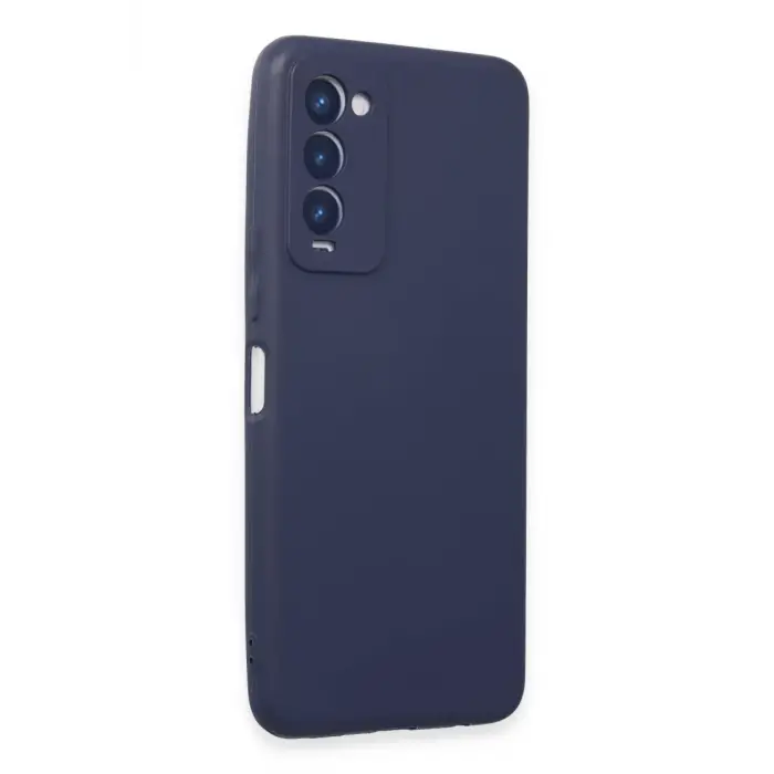 Newface Tecno Camon 18 Kılıf First Silikon - Lacivert