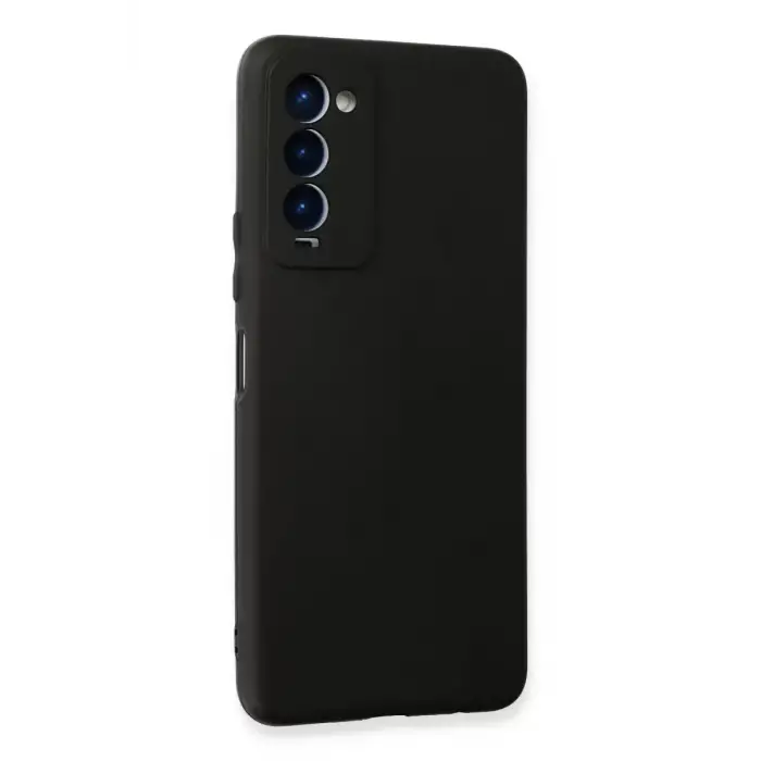 Newface Tecno Camon 18 Kılıf First Silikon - Siyah