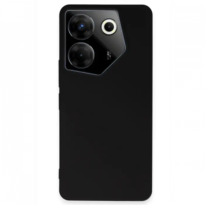 Newface Tecno Camon 20 Pro 5G Kılıf First Silikon - Siyah