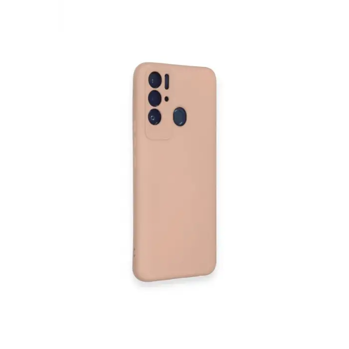 Newface Tecno Pova Neo Kılıf Nano içi Kadife Silikon - Pudra