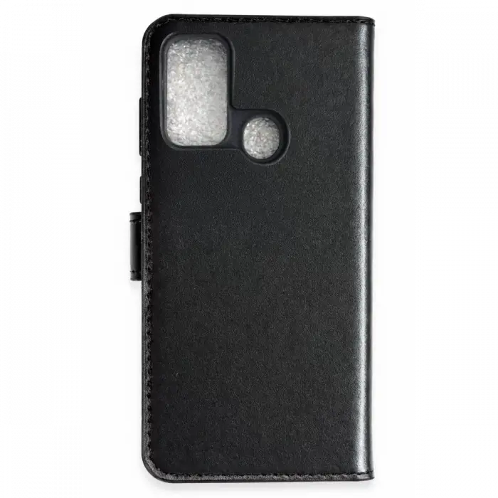 Newface Tecno Spark 7 Trend S Plus Kapaklı Kılıf - Siyah