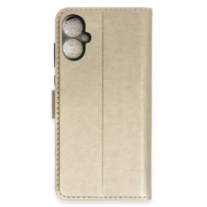 Newface Tecno Spark 9 Pro Trend S Plus Kapaklı Kılıf - Gold