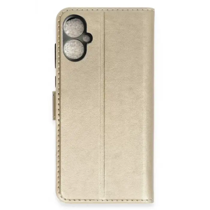 Newface Tecno Spark 9 Pro Trend S Plus Kapaklı Kılıf - Gold