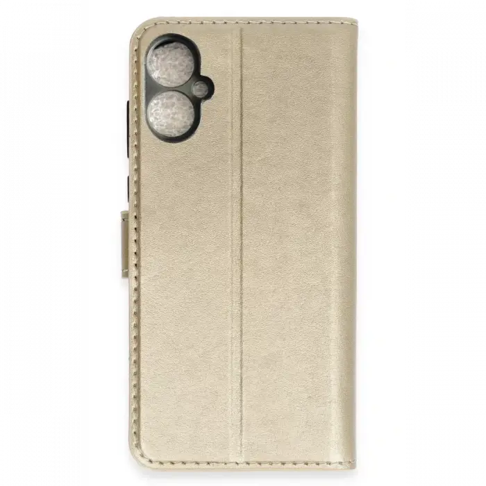 Newface Tecno Spark 9 Pro Trend S Plus Kapaklı Kılıf - Gold