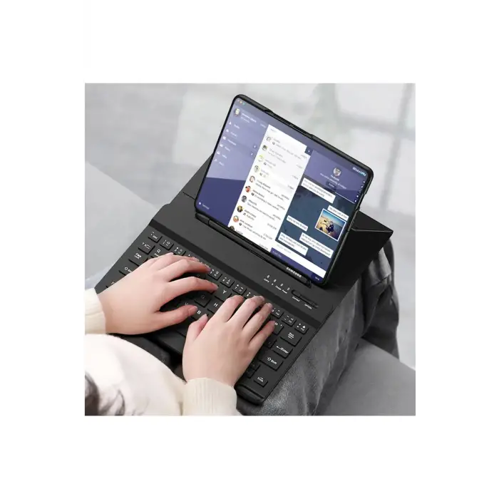 Newface Universal Universal Kılıf Fold Klavye - Siyah