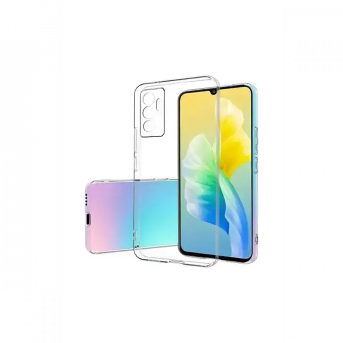 Newface Vivo V23 5G Kılıf Lüx Şeffaf Silikon