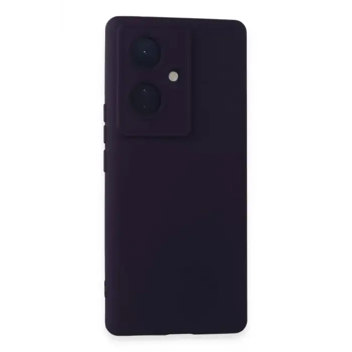 Newface Vivo V29 Lite Kılıf Nano içi Kadife Silikon - Mor