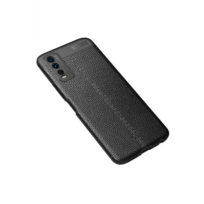 Newface Vivo Y11S Kılıf Auto Focus Kapak - Siyah