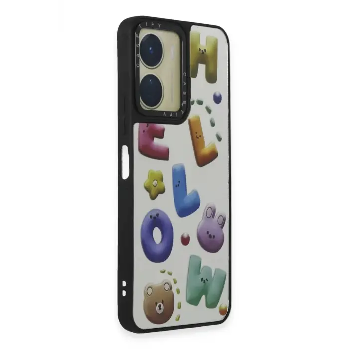 Newface Vivo Y16 Kılıf Mirror Desenli Kapak - Mirror - 15