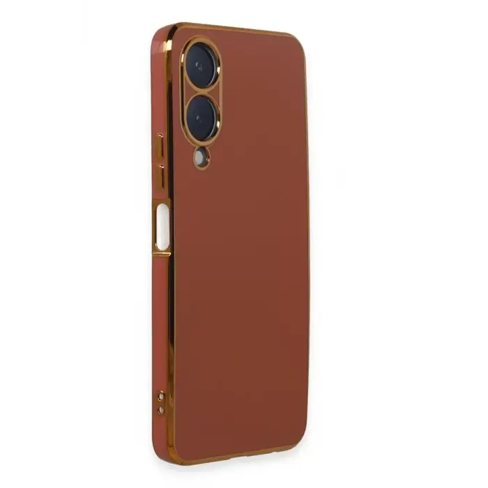 Newface Vivo Y17S Kılıf Volet Silikon - Kırmızı