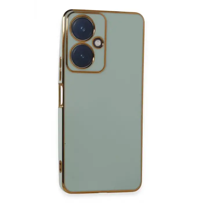 Newface Vivo Y27 Kılıf Volet Silikon - Açık Yeşil