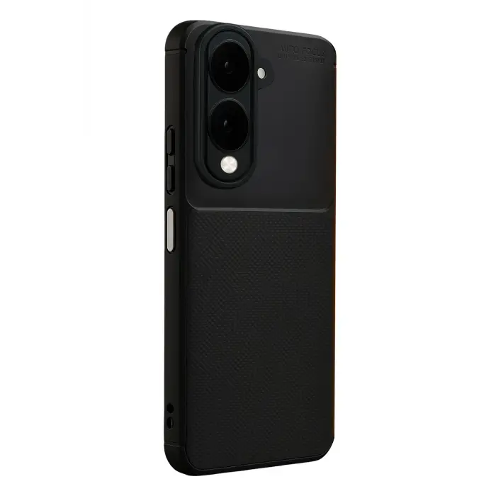 Newface Vivo Y29S Auto Focus Karbon Kapak - Siyah
