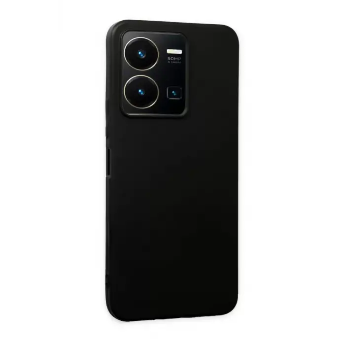 Newface Vivo Y35 Kılıf First Silikon - Siyah