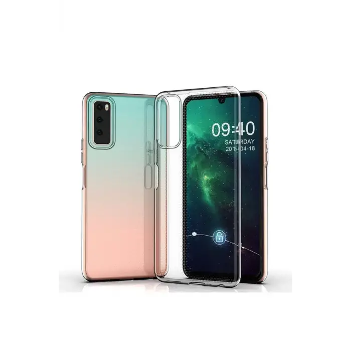 Newface Vivo Y53S Kılıf Lüx Şeffaf Silikon