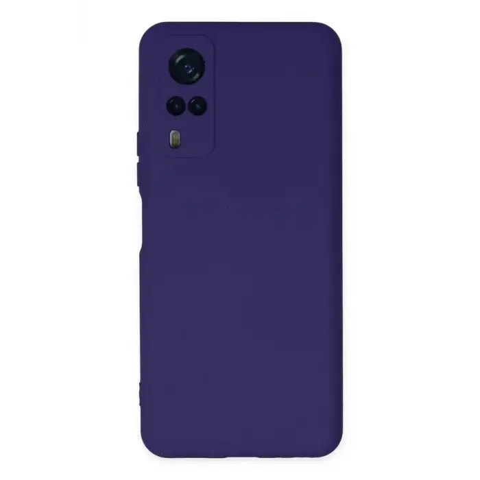 Newface Vivo Y53S Kılıf Nano içi Kadife Silikon - Mor