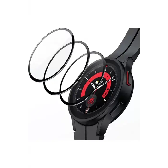 Newface Watch 5 Pro 45mm Polymer Nano Ekran Koruyucu - Şeffaf