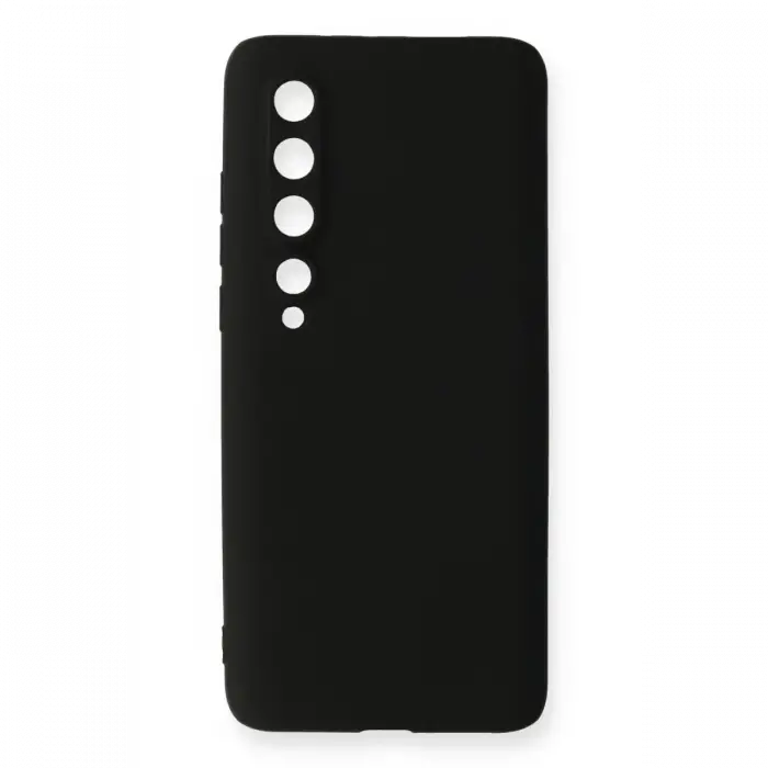 Newface Xiaomi Mi 10 Kılıf First Silikon - Siyah