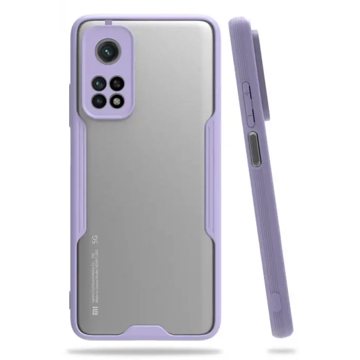 Newface Xiaomi Mi 10T Pro Kılıf Platin Silikon - Lila
