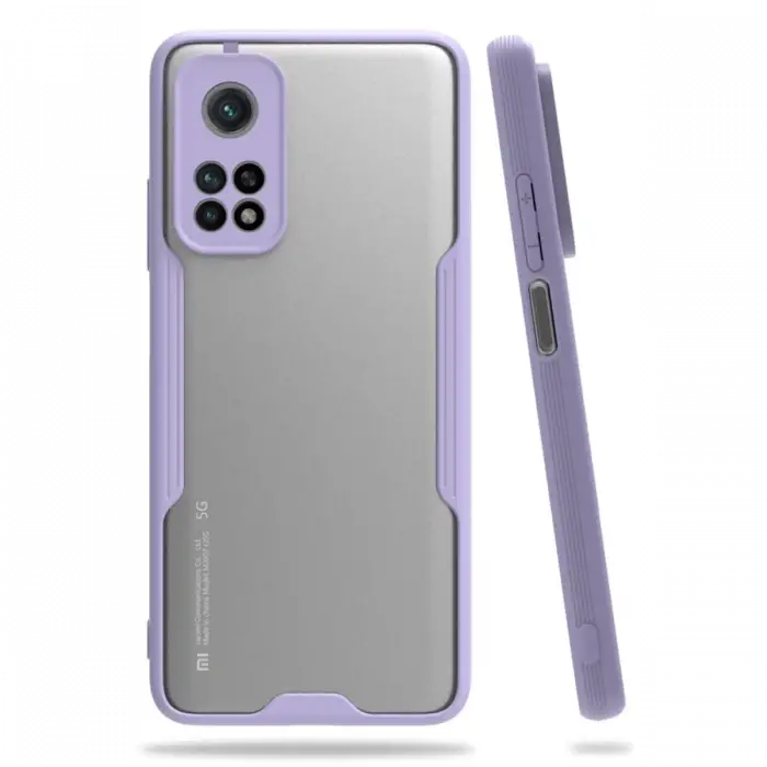 Newface Xiaomi Mi 10T Pro Kılıf Platin Silikon - Lila