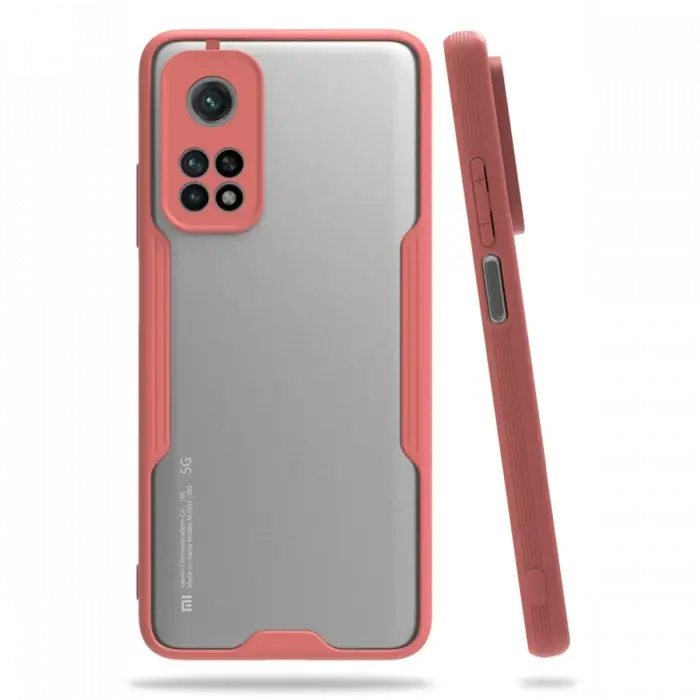 Newface Xiaomi Mi 10T Pro Kılıf Platin Silikon - Pembe