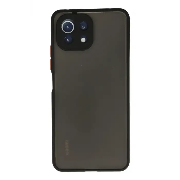 Newface Xiaomi Mİ 11 Lite Kılıf Montreal Silikon Kapak - Siyah