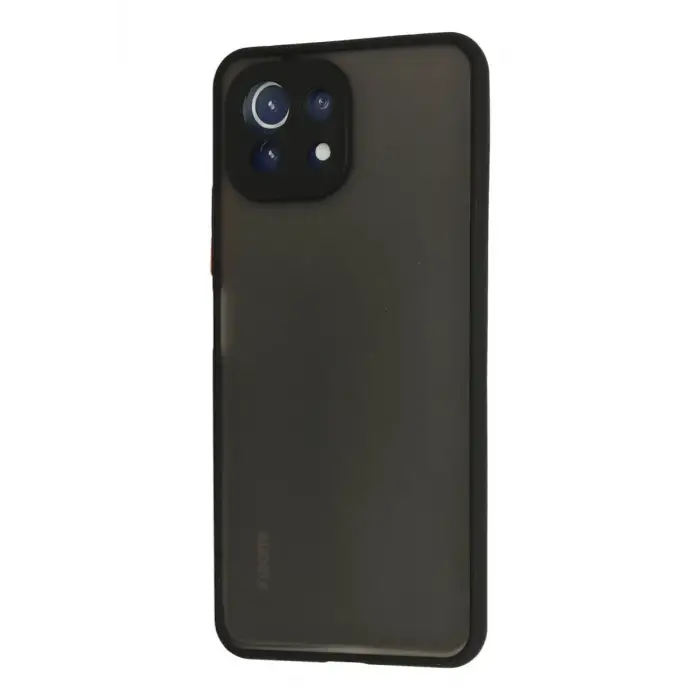 Newface Xiaomi Mİ 11 Lite Kılıf Montreal Silikon Kapak - Siyah